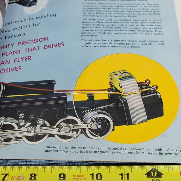 Vintage 1947 American Flyer advertisement brochure from the 40s - Picture 4 of 5
